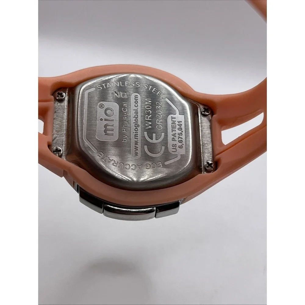 Mio Motiva Petite Watch Heart Rate Monitor Calorie Counter Pink- New Battery
